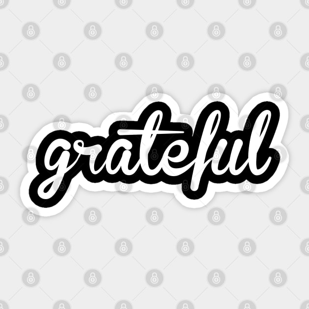 GRATEFUL Sticker by wewewopo